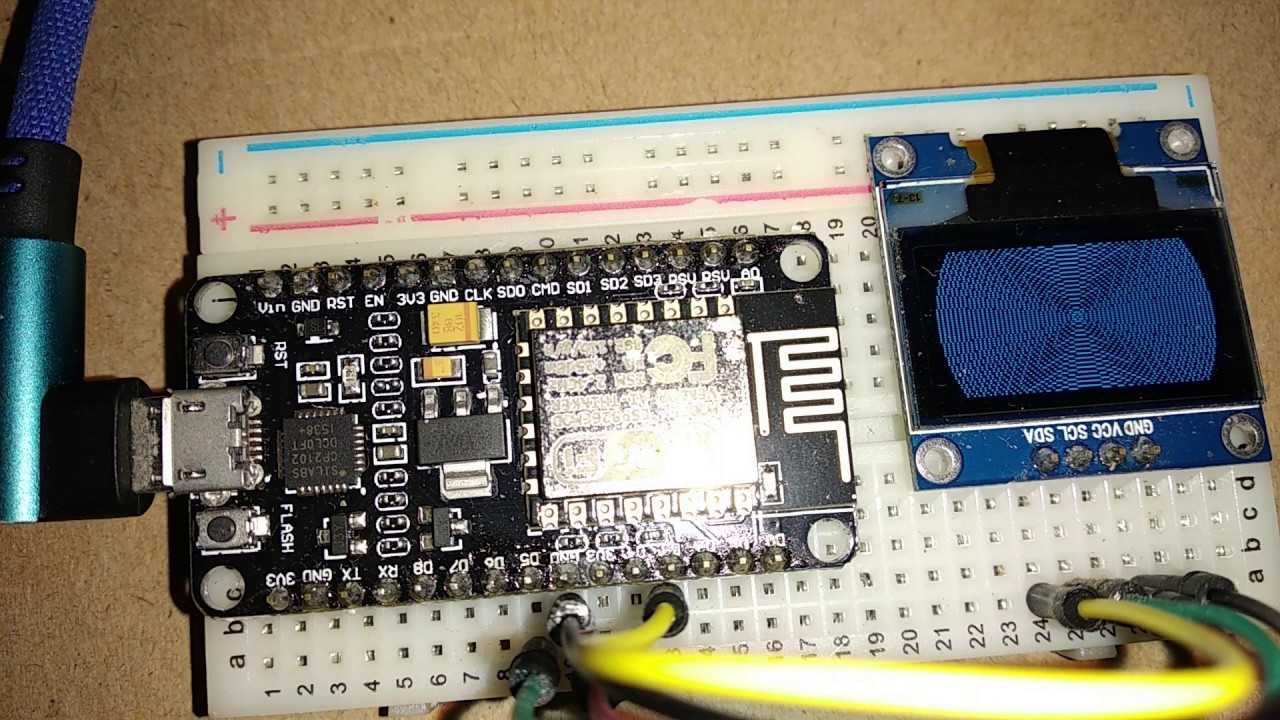 Подключение oled дисплея ssd1306 к arduino uno: схема и программа