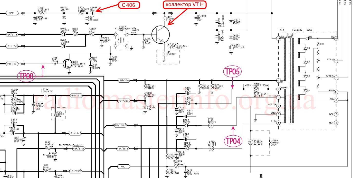 Samsung ck 14f1vr принципиальная схема