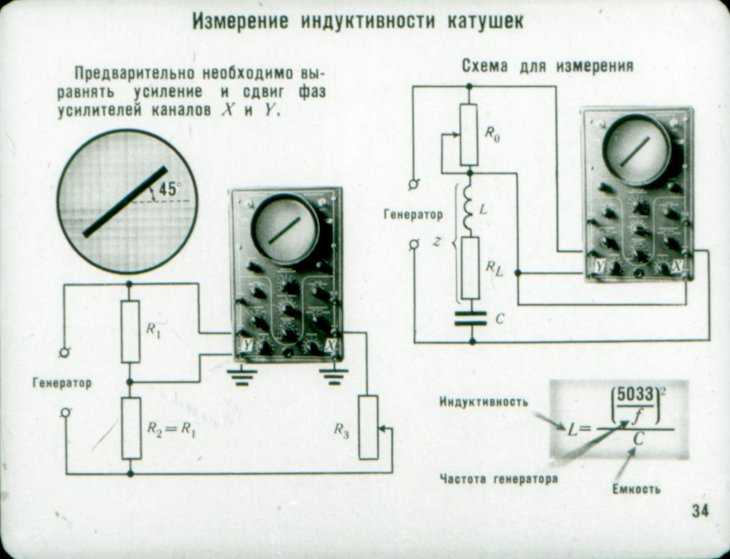 Измерение индуктивности схема