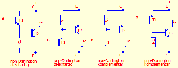 Схема дарлингтона принцип работы