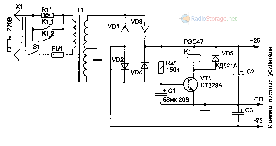 Bp3102 схема включения