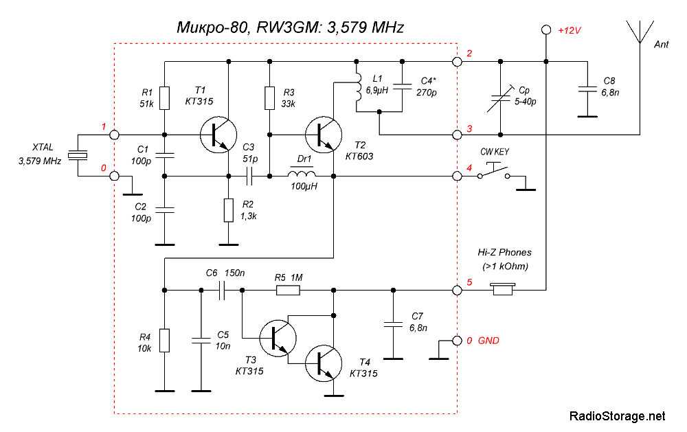 Qrp передатчики схемы