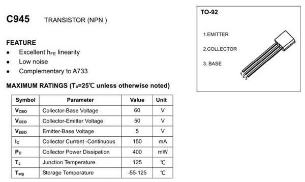 Транзистор c2383: характеристики, datasheet, аналоги и распиновка