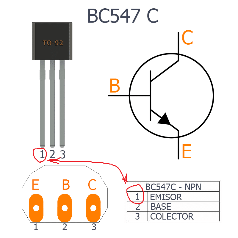 Транзистор bc547.