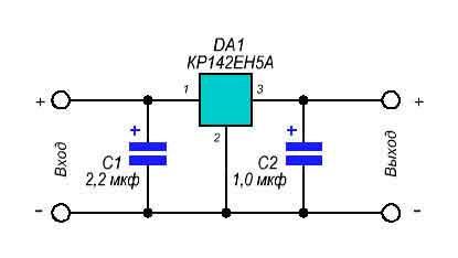 Схема подключения крен5а