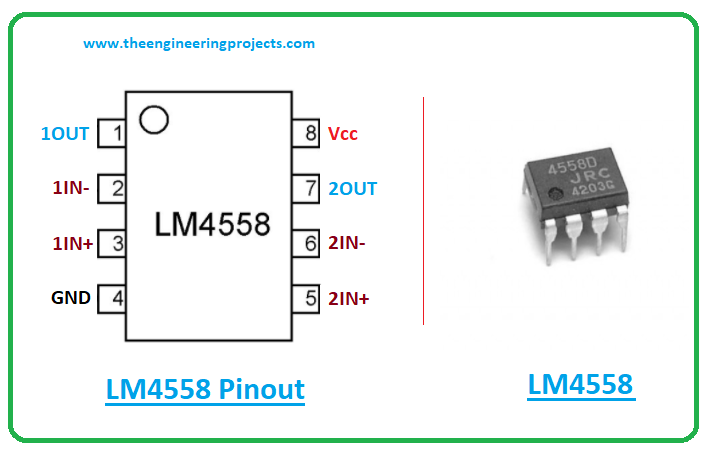 Микросхема jrc 4558d схема включения