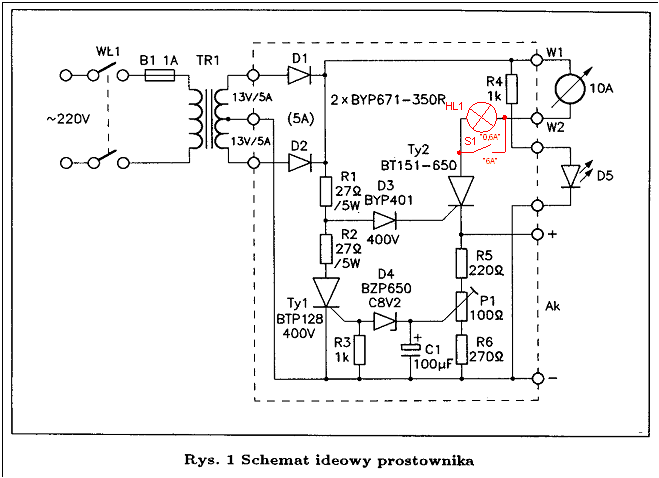Схема зарядного устройства «рассвет-м» модель км-14м.