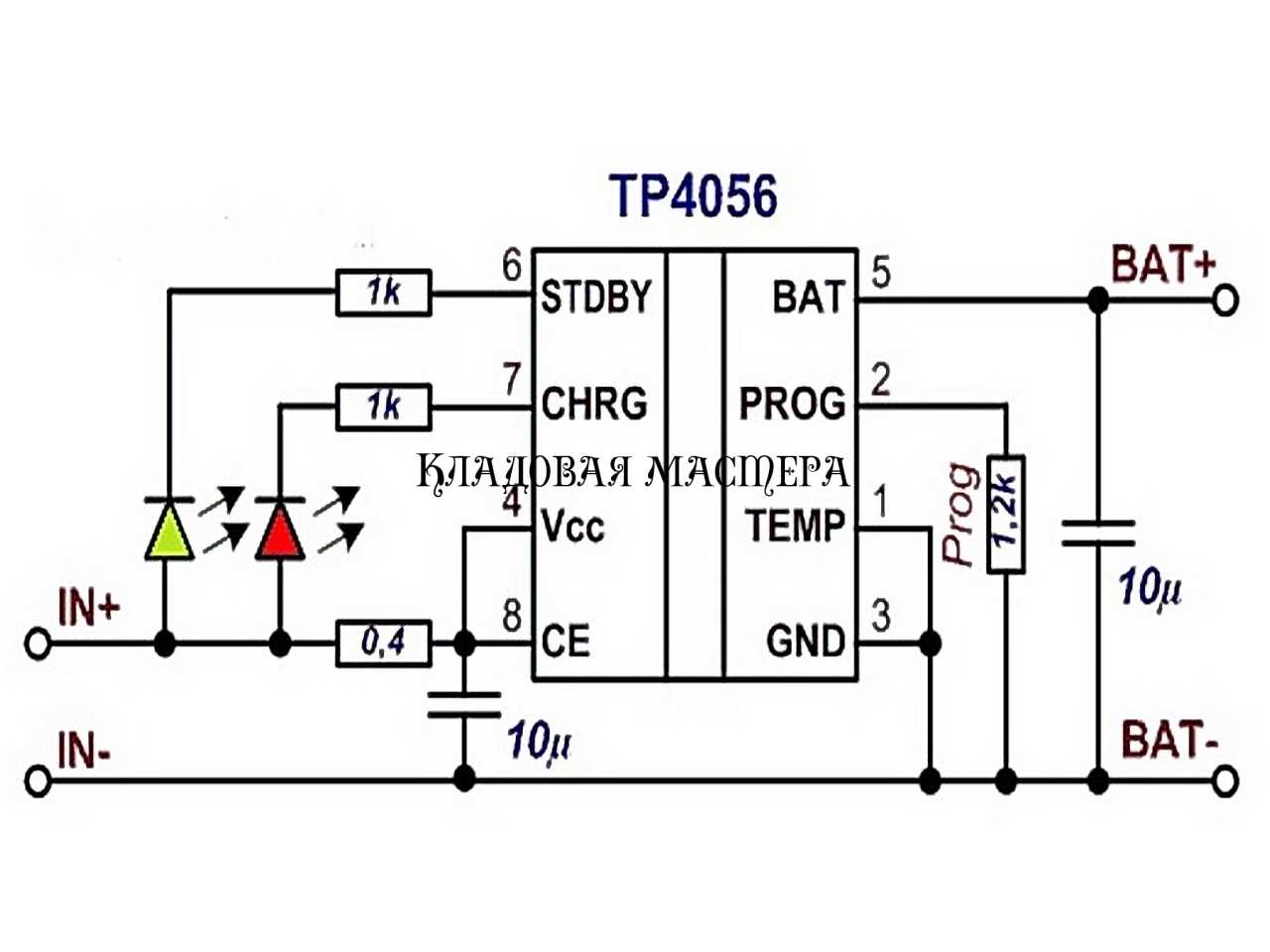 Схема светодиодного индикатора уровня звукового сигнала на lm3915