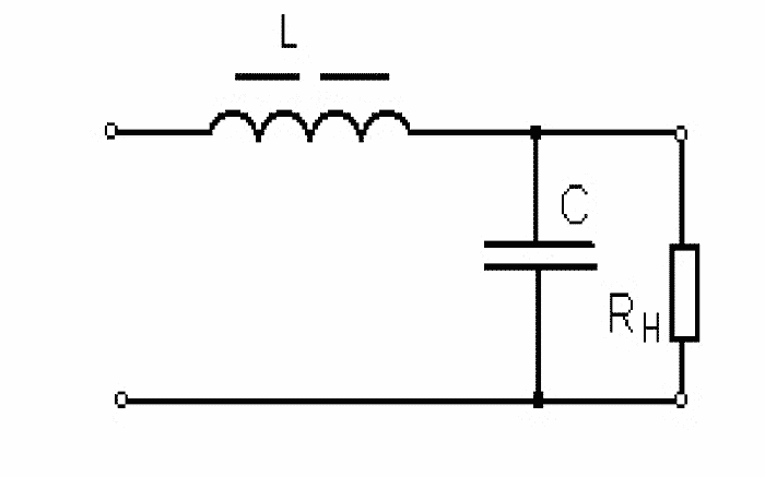 Lc фильтр схемы