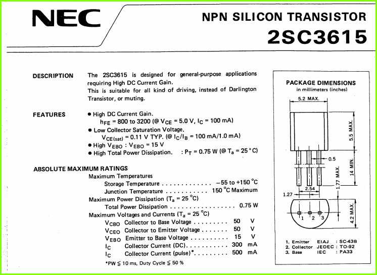 Характеристики транзистора- основные параметры