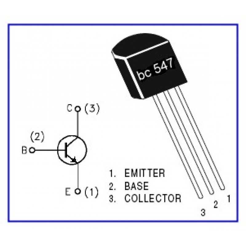 Bc547 транзистор: характеристики (параметры), цоколевка, отечественный аналог