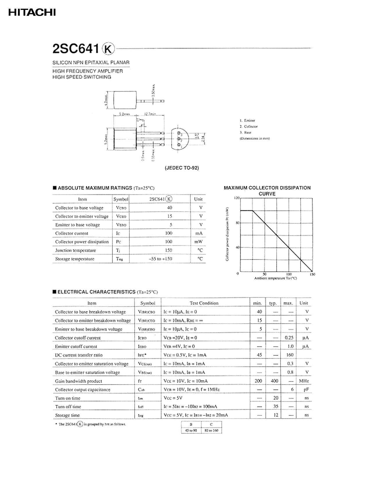 Bc547 транзистор характеристики аналоги