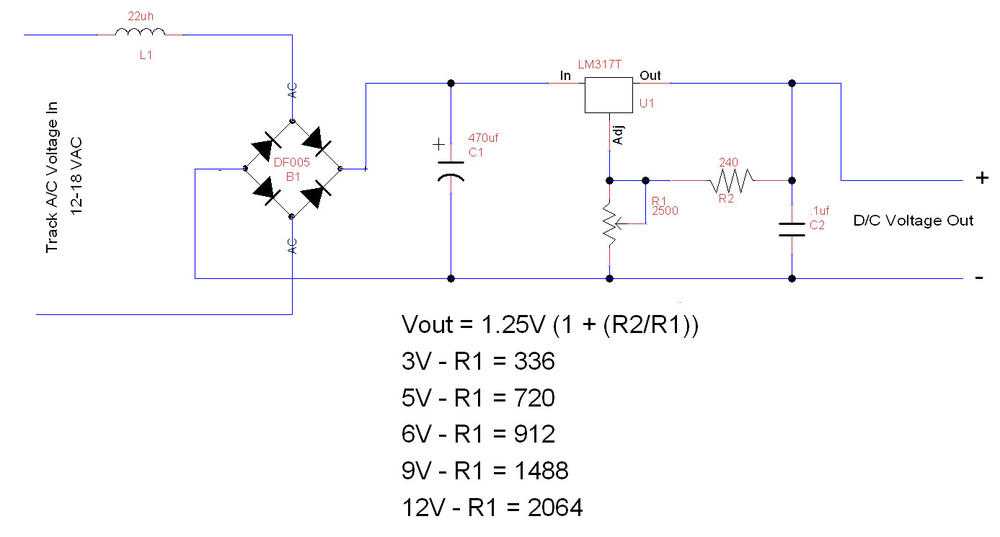Регулируемый стабилизатор тока на lm317 для светодиодов