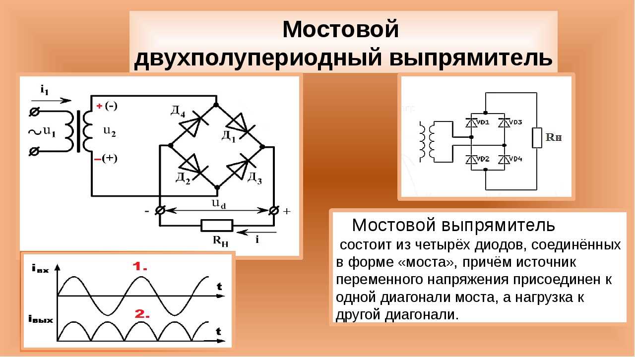 Двухполупериодный мостовой выпрямитель. принцип действия, схема, расчет | joyta.ru