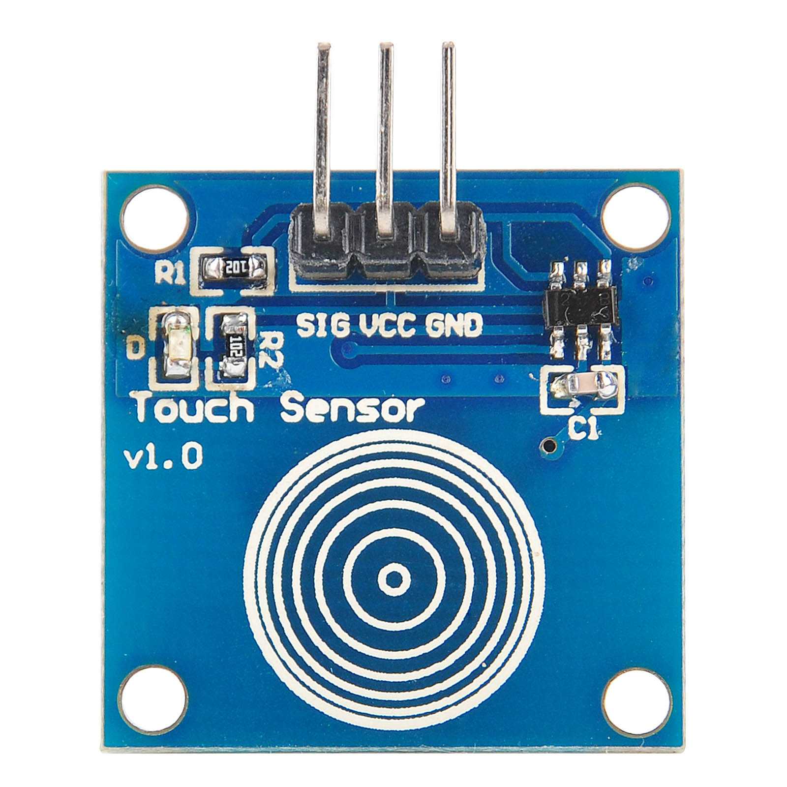 Подключение сенсорного датчика (touch sensor) ttp223 к arduino: схема и программа