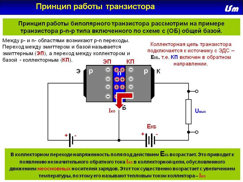 Устройство транзистора и принцип