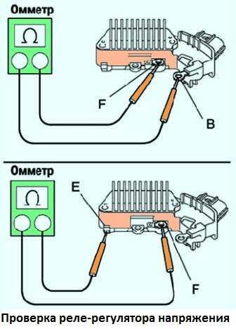 Как проверить реле напряжения генератора мультиметром