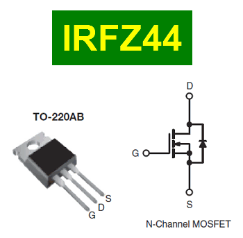 Характеристики транзистора irfz44n
