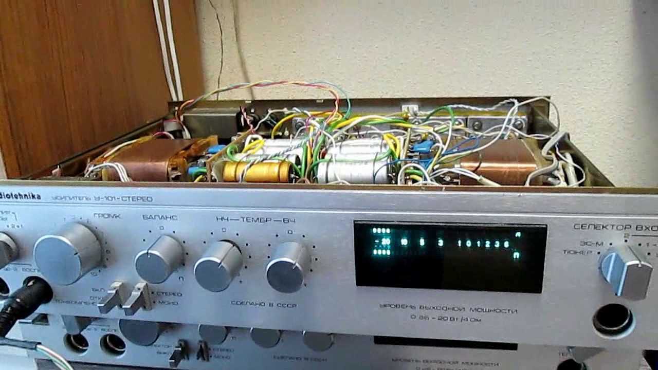 Аудиоусилитель радиотехника у-101.  возвращение к жизни