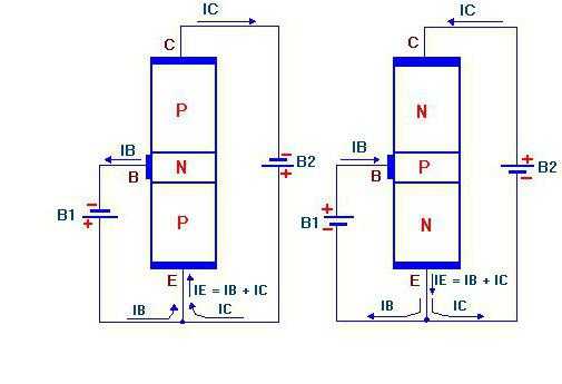 N p n схема включения
