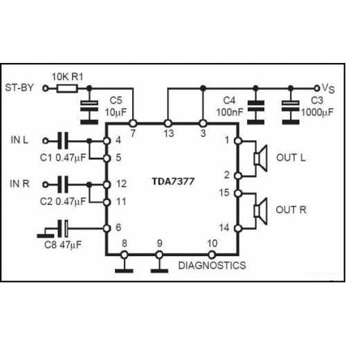 Тда7377а схема усилителя звука