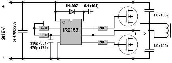 Ir2153 софтстарт, простой испульсный блок питания | darkamp