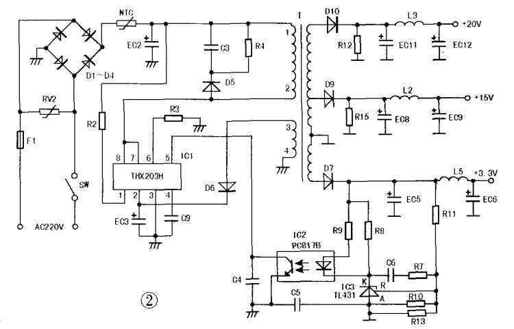 Thx203h схема блока питания