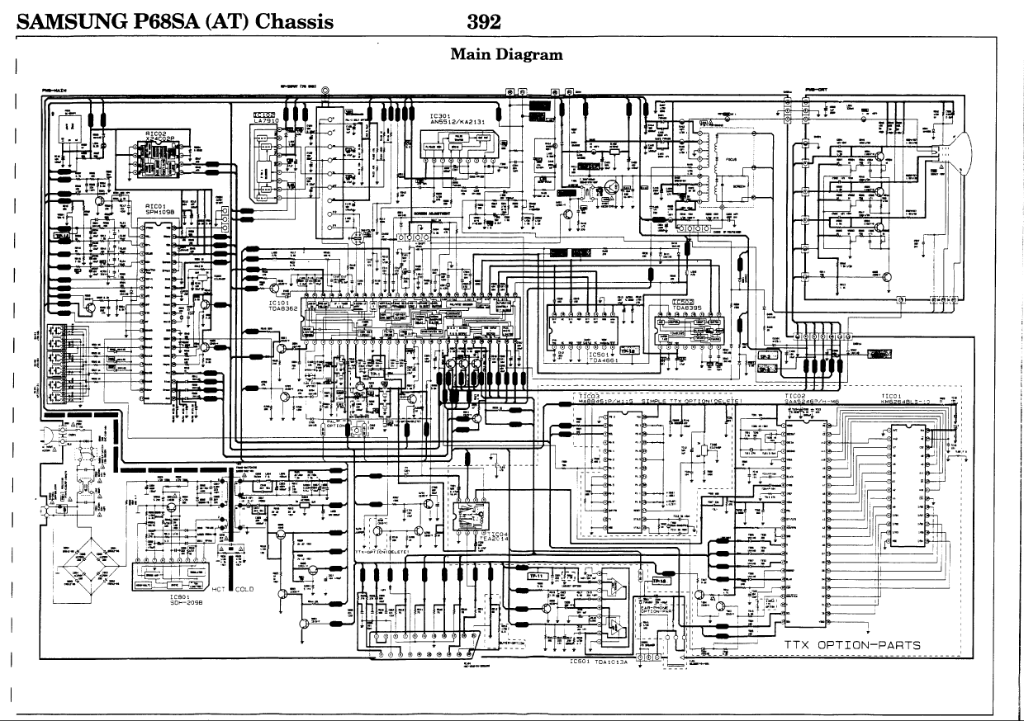 Шасси aa41 01027g схема