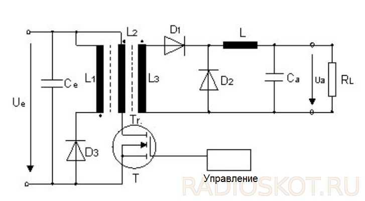 Прямоходовой преобразователь схема